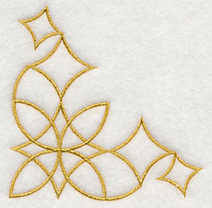 Sashiko Diamonds Corner