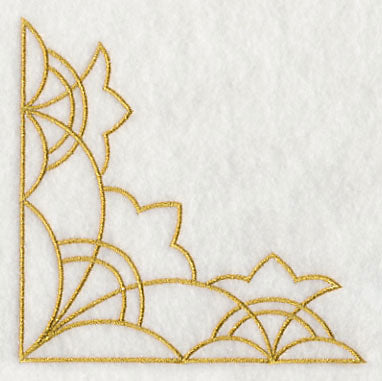 Sashiko Scalloped Corner