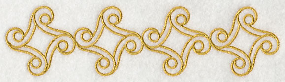 Sashiko Swirls Border