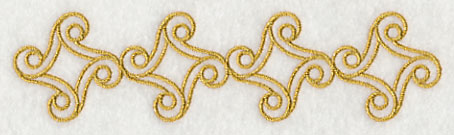 Sashiko Swirls Border