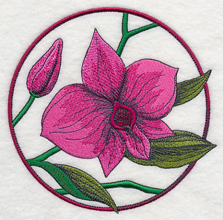 Elegant Flower Circle - Cooktown Orchid