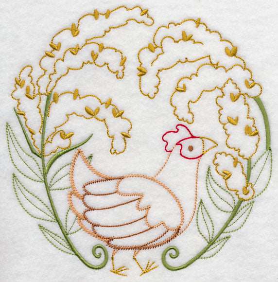 Hay Field Hen (Vintage)