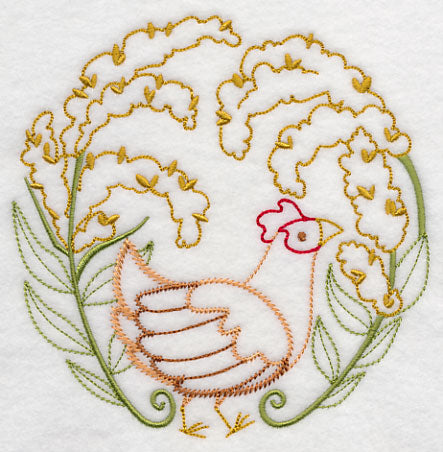 Hay Field Hen (Vintage)