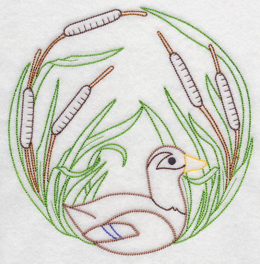 Swimming in Cattails (Vintage)