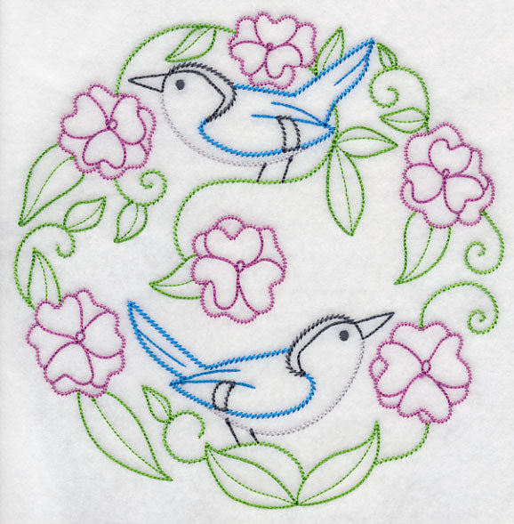 Pair of Nuthatches (Vintage)