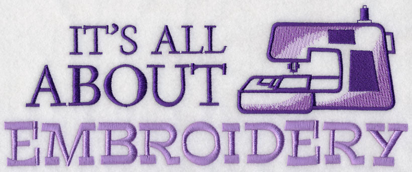 It's All About Embroidery
