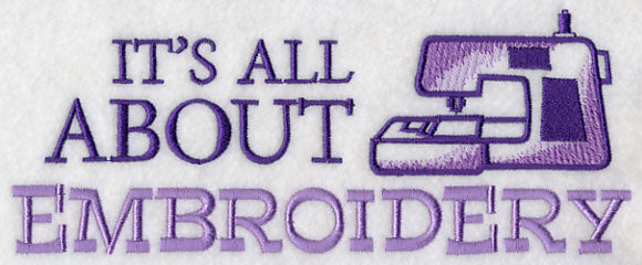 It's All About Embroidery
