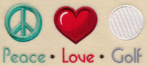 Peace Love Golf