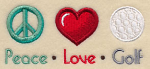 Peace Love Golf