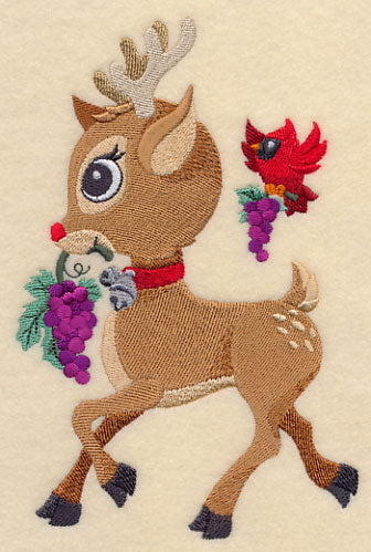 Merry Christmas Wine - Rudolph