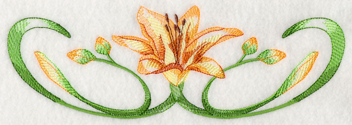 Delicate Daylilies Border 2