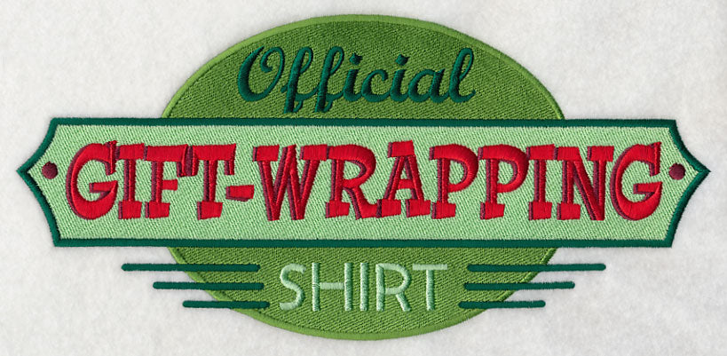 Official Gift-Wrapping Shirt