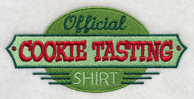 Official Cookie Tasting Shirt