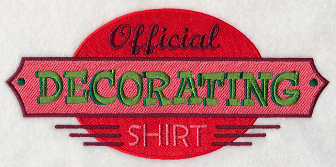Official Decorating Shirt
