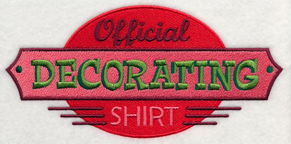 Official Decorating Shirt