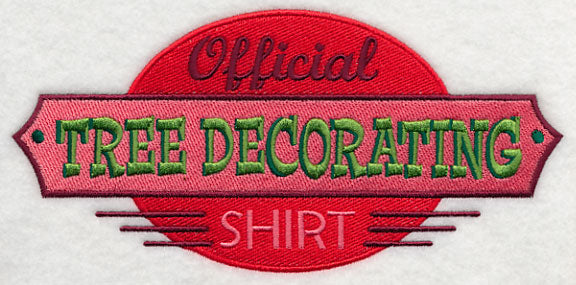 Official Tree Decorating Shirt