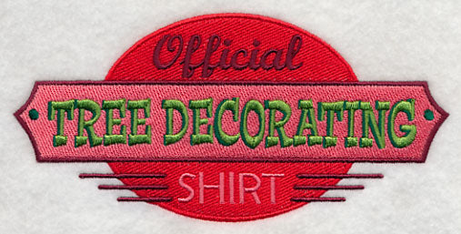 Official Tree Decorating Shirt