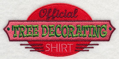 Official Tree Decorating Shirt