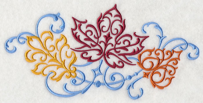 Fall Breeze Filigree Leaves