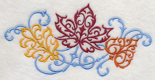 Fall Breeze Filigree Leaves