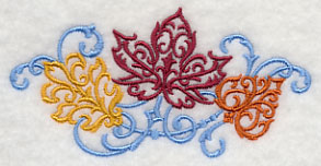 Fall Breeze Filigree Leaves