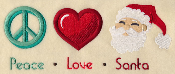 Peace Love Santa