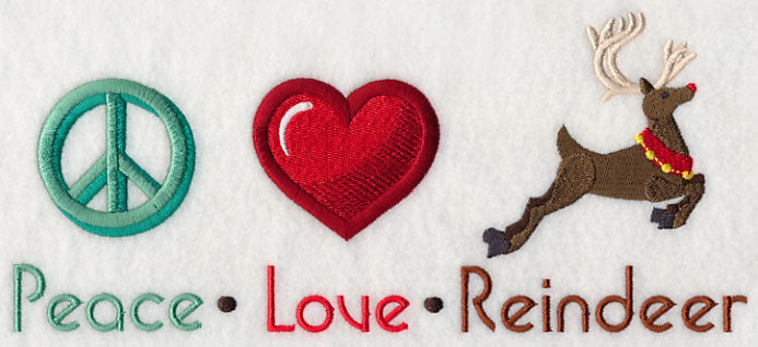 Peace Love Reindeer