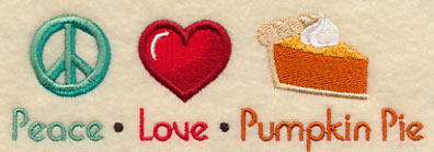 Peace Love Pumpkin Pie
