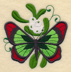 Christmas Butterfly 4