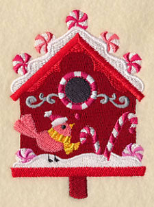 Christmas Birdie Bungalow - Peppermint