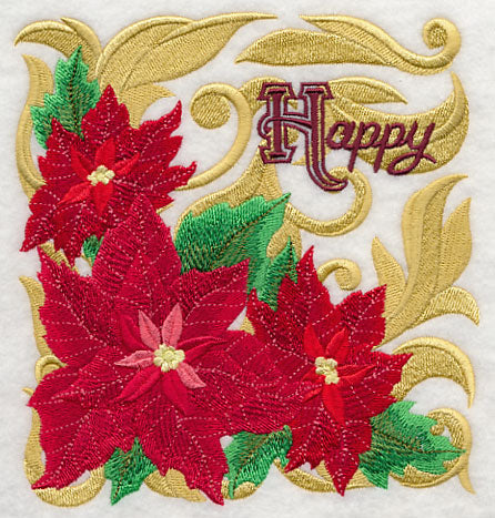 Christmas Spirit Blooms - Poinsettias