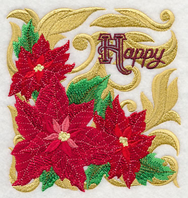 Christmas Spirit Blooms - Poinsettias