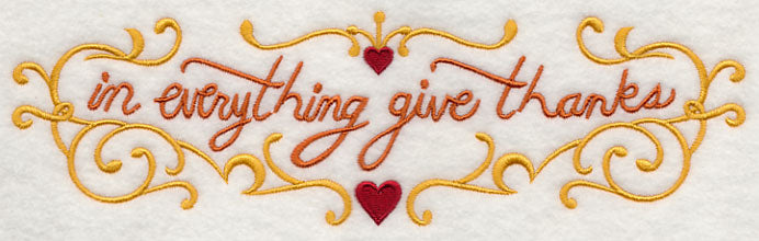 In Everything Give Thanks Border