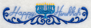 Happy Hanukkah Border