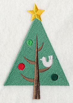 Perching in Christmas Tree - Bird 3