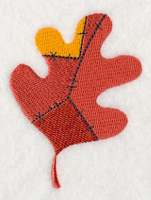 Patchwork Autumn Leaf 3