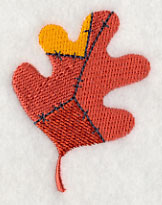 Patchwork Autumn Leaf 3