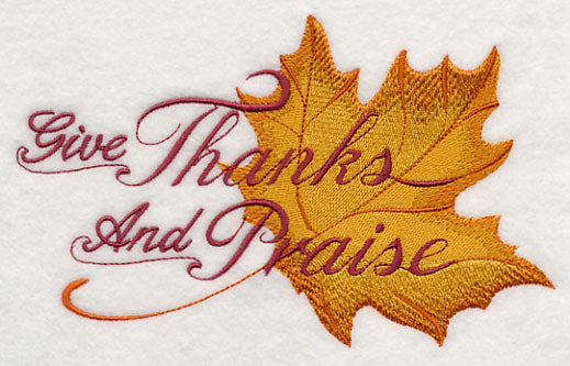 Give Thanks and Praise