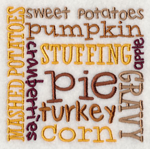 Thanksgiving Feast Square