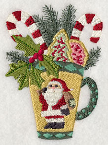 Christmas Coffee in the Country - Santa