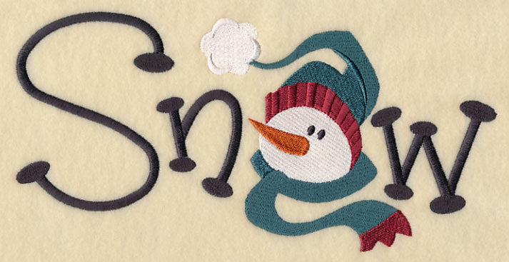 Snowman in the Snow 1