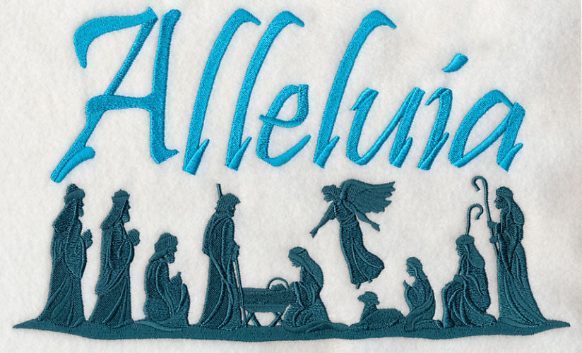 Christmas Wish Silhouette - Alleluia