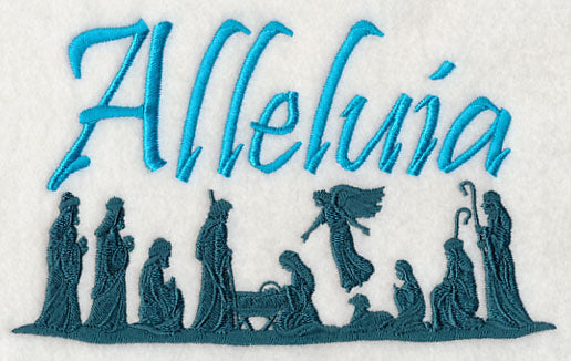 Christmas Wish Silhouette - Alleluia