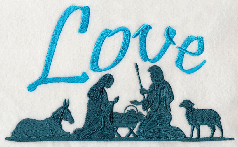 Christmas Wish Silhouette - Love