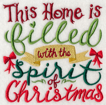 Filled with the Spirit of Christmas