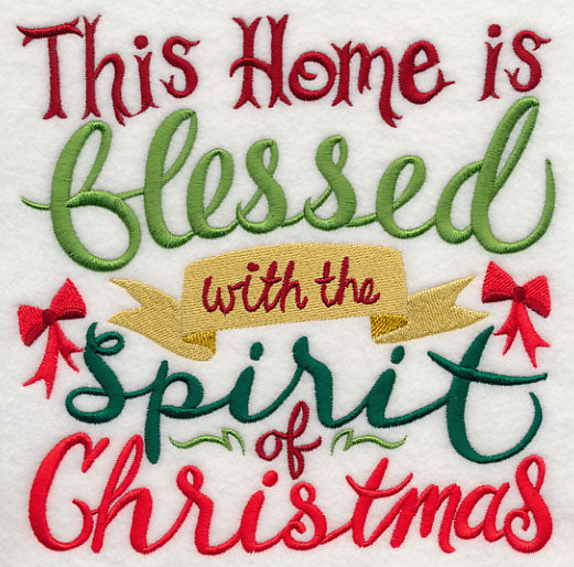 Blessed with the Spirit of Christmas