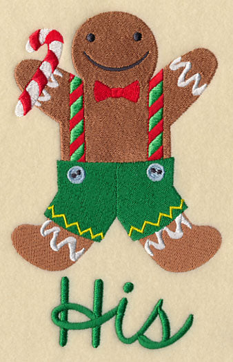 Christmas Gingerbread - His