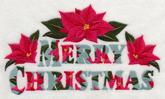 Festive Florals - Merry Christmas