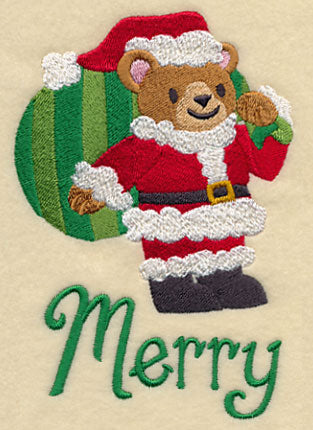 Santa Bear - Merry