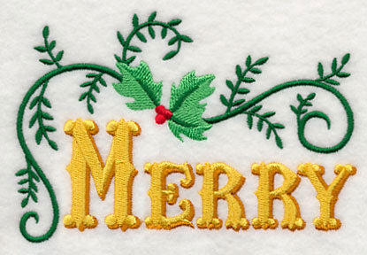 Classic Holiday Wishes - Merry